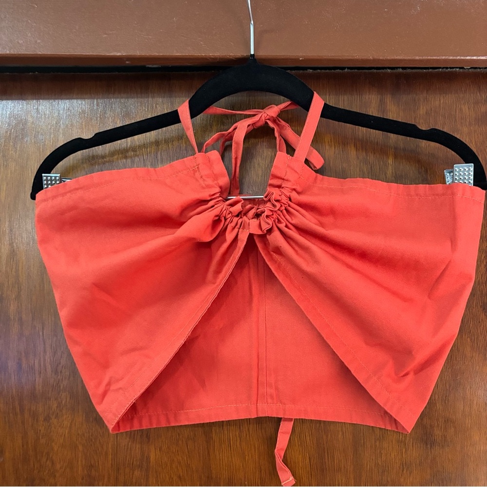 Intimately Free People Summer of Love Halter Top Convertible Bra size M Orange